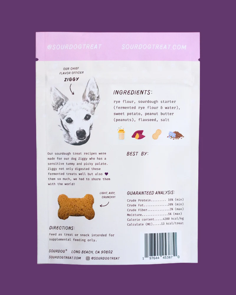 The Og - Sweet Potato Sourdough Dog Treats - Image 3