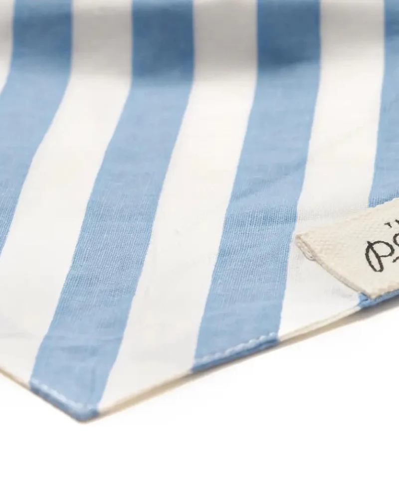 Cabana Blue Stripe Dog Bandana (CLEARANCE) - Image 3