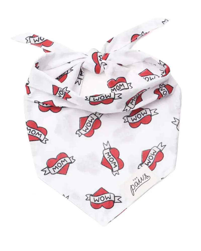 Love MOM Dog Bandana - Image 3