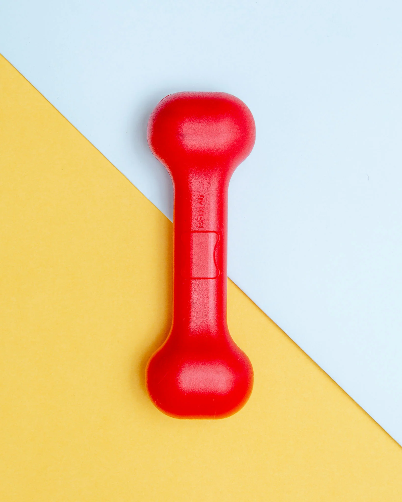 The Perfect Bone Dog Toy in Red (Made in the USA)