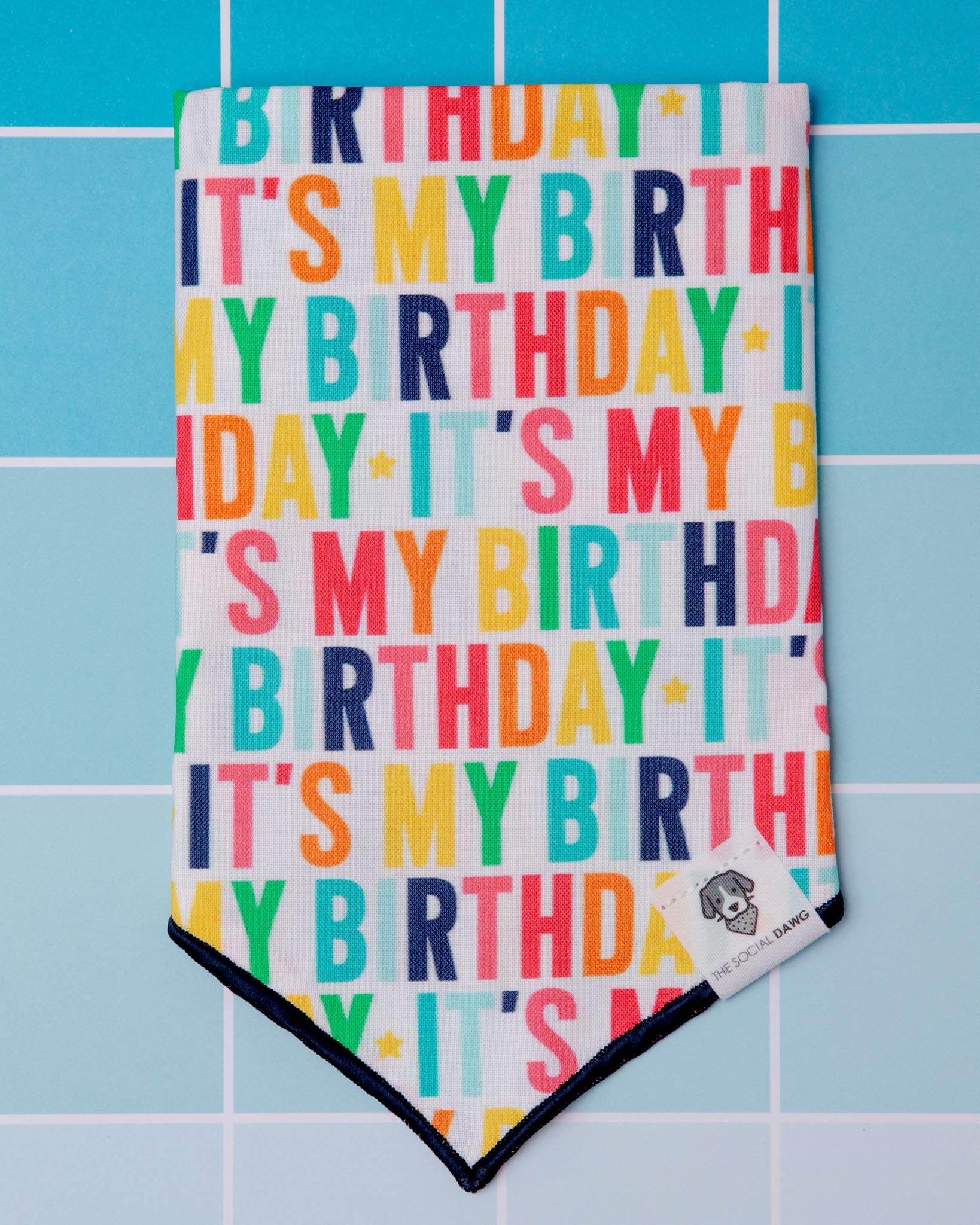 It's My Birthday Dog Bandana (Made in the USA)