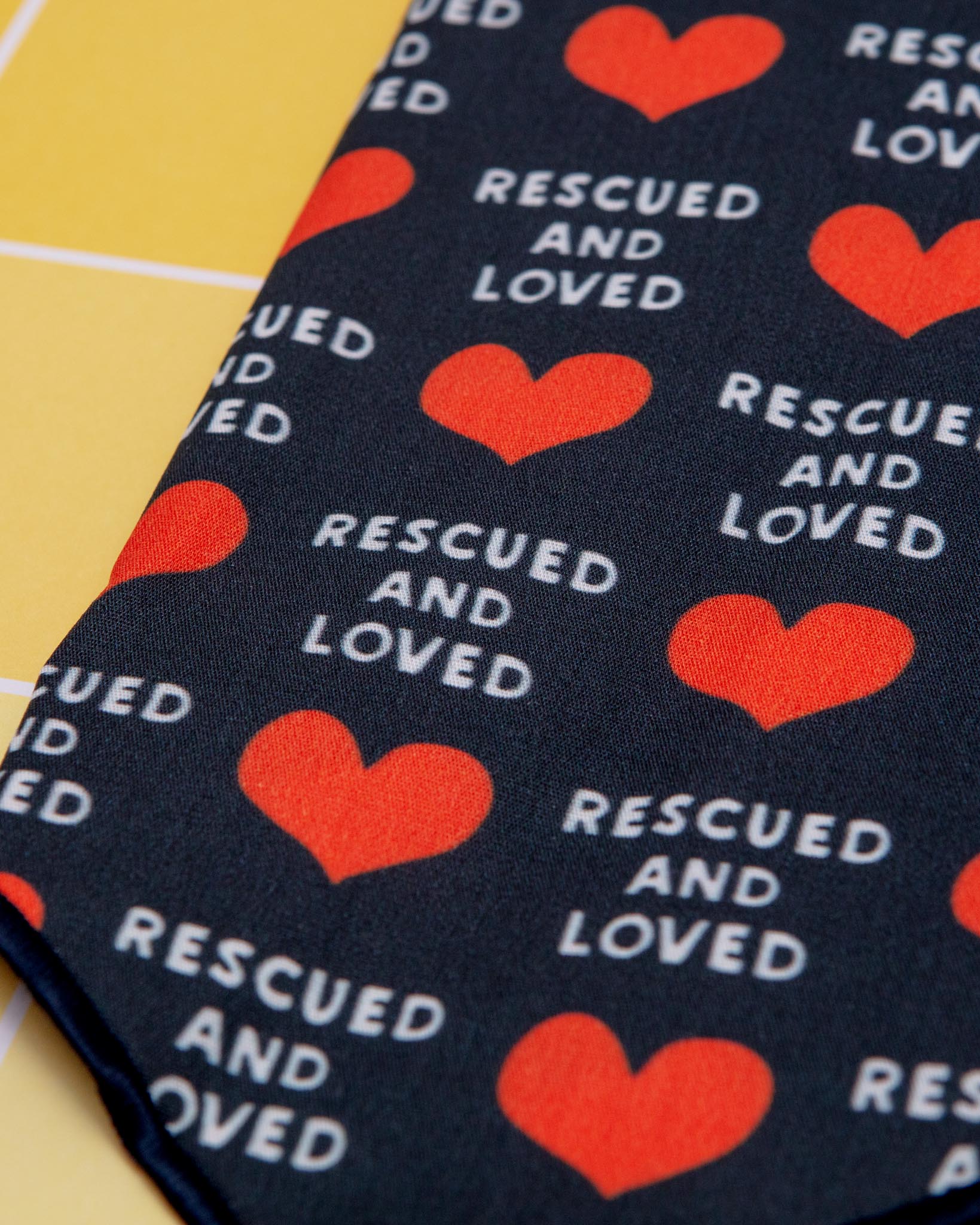 Rescued & Loved Dog Bandana (Made in the USA) (CLEARANCE) - Image 2