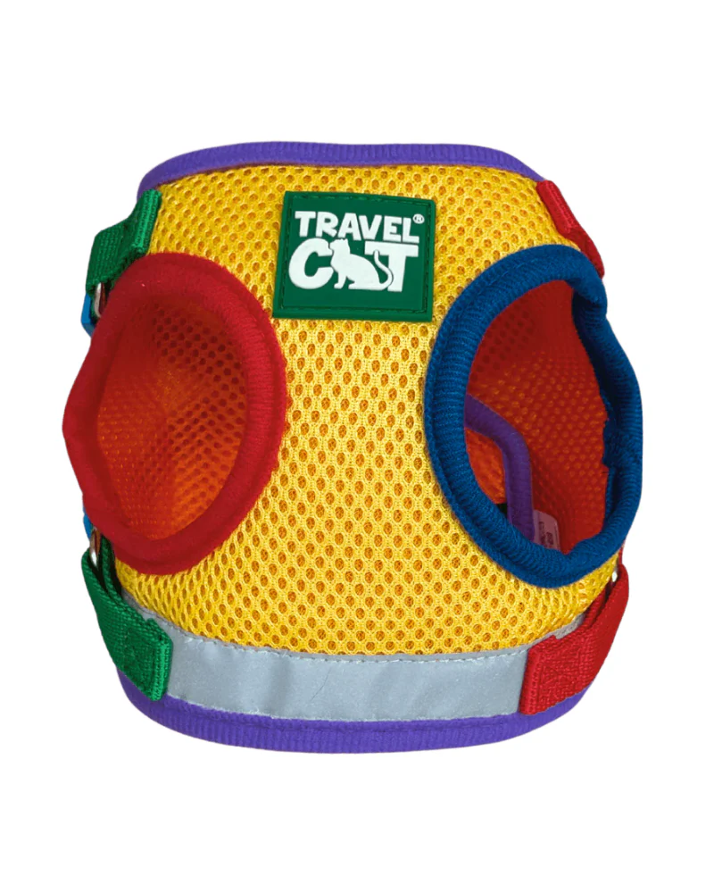 "The True Adventurer" Reflective Cat & Kitten Harness and Leash in Multicolor - Image 7