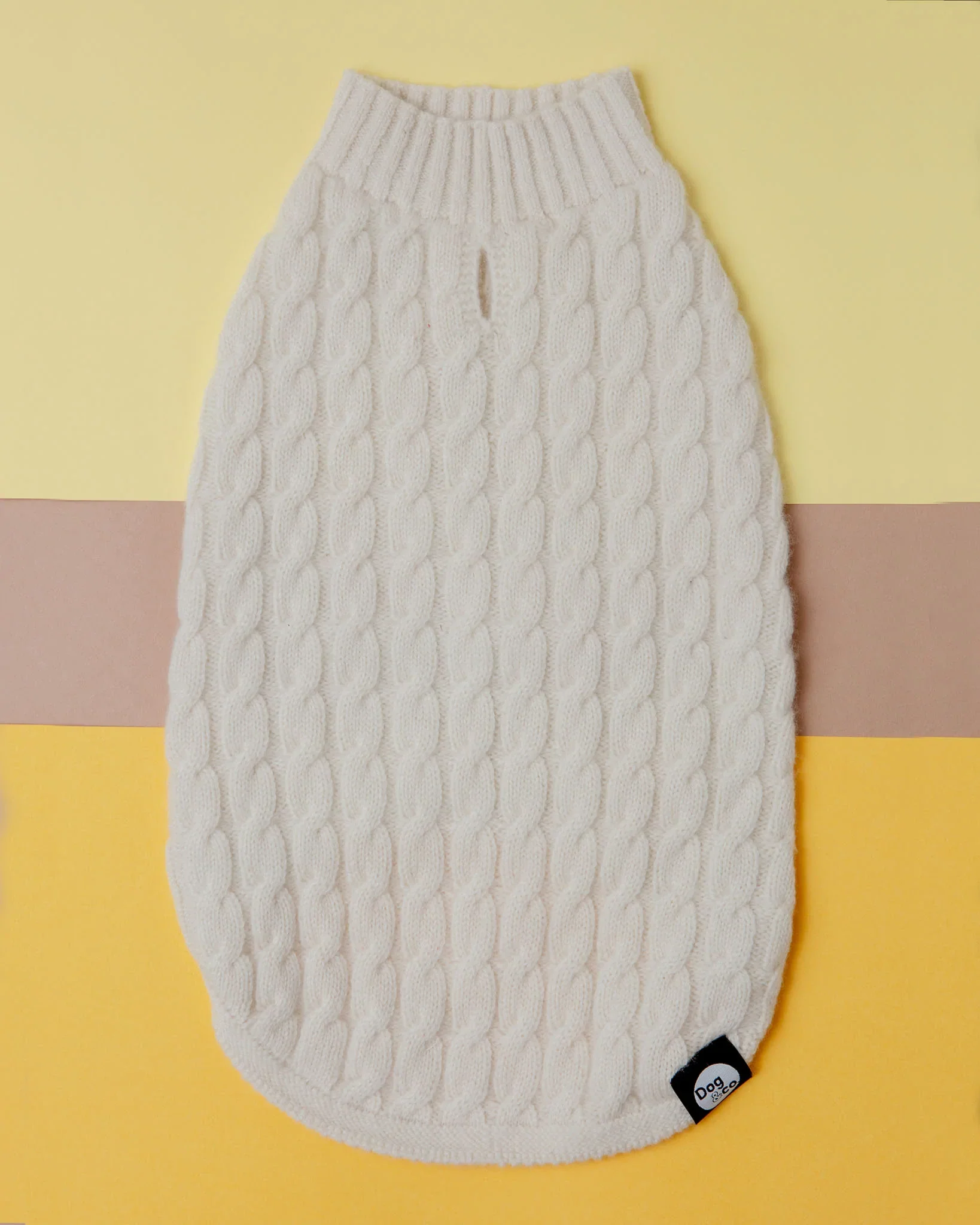 The Uptown Cable Knit Sweater in Natural Merino Wool (Made in NYC) - Image 5