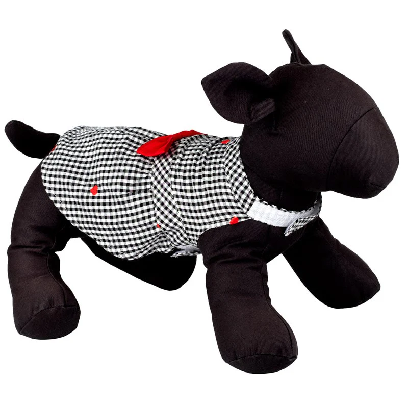 THE WORTHY DOG | Gingham Hearts Dress - Image 3