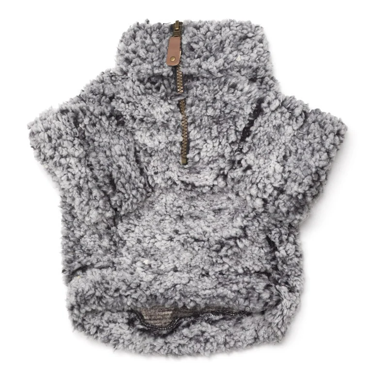 Wubby Quarter-Zip Dog Fleece in Black (FINAL SALE) - Image 4