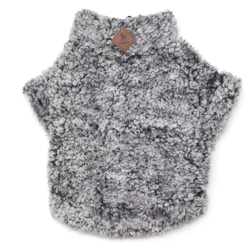 Wubby Quarter-Zip Dog Fleece in Black (FINAL SALE) - Image 5