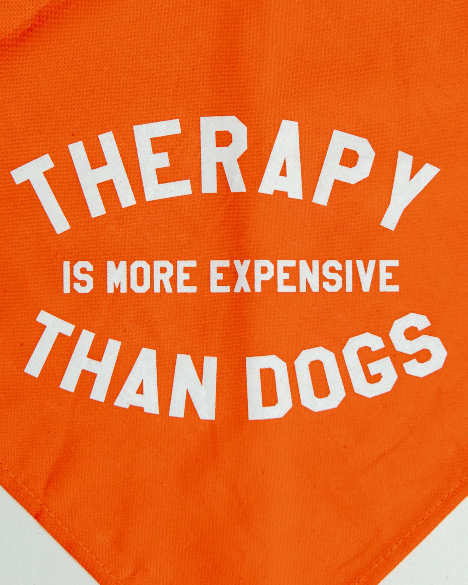 Therapy is More Expensive than Dogs Bandana<br>(Made in the USA) (FINAL SALE) - Image 3