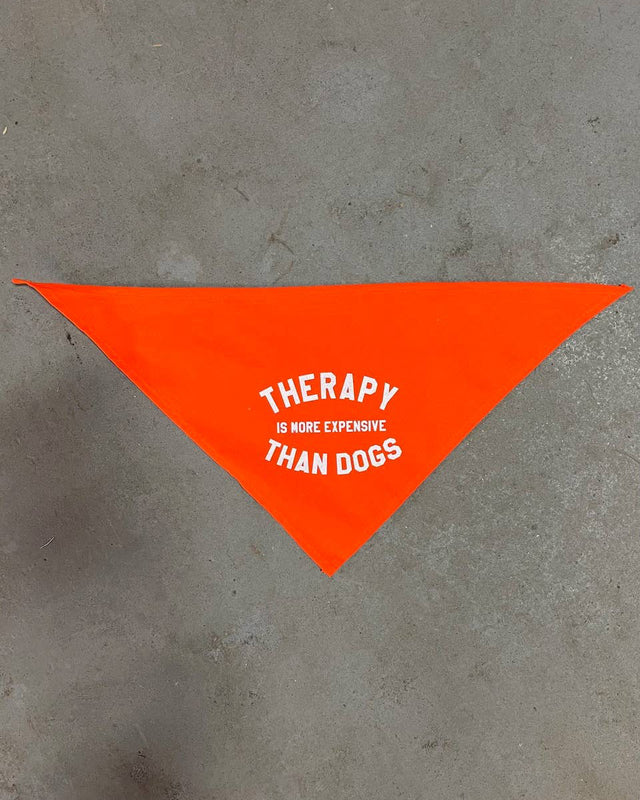 Therapy is More Expensive than Dogs Bandana<br>(Made in the USA) (FINAL SALE) - Image 4