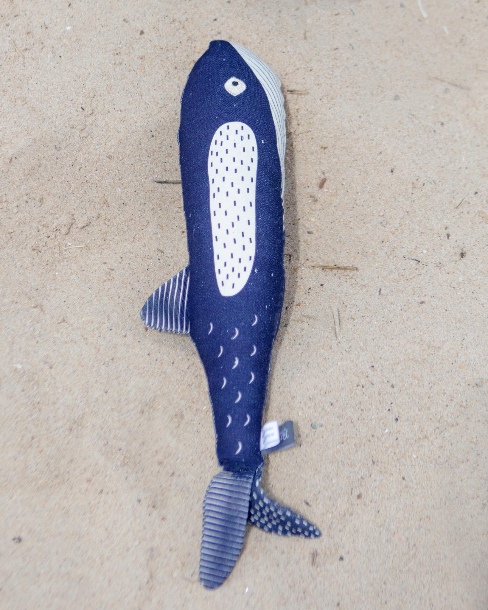 There She Blows Canvas Whale Dog Toy - Image 2