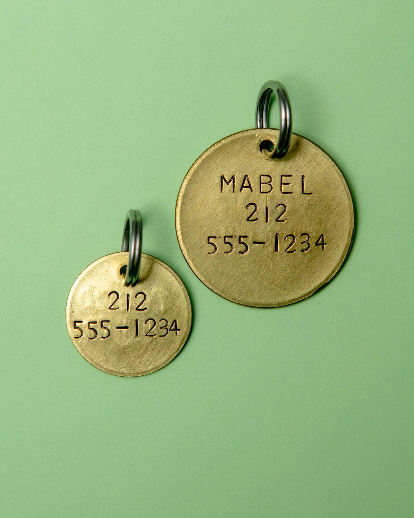 Third Wheel Round ID Tag (Custom/Drop-Ship) (Made in the USA) - Image 2