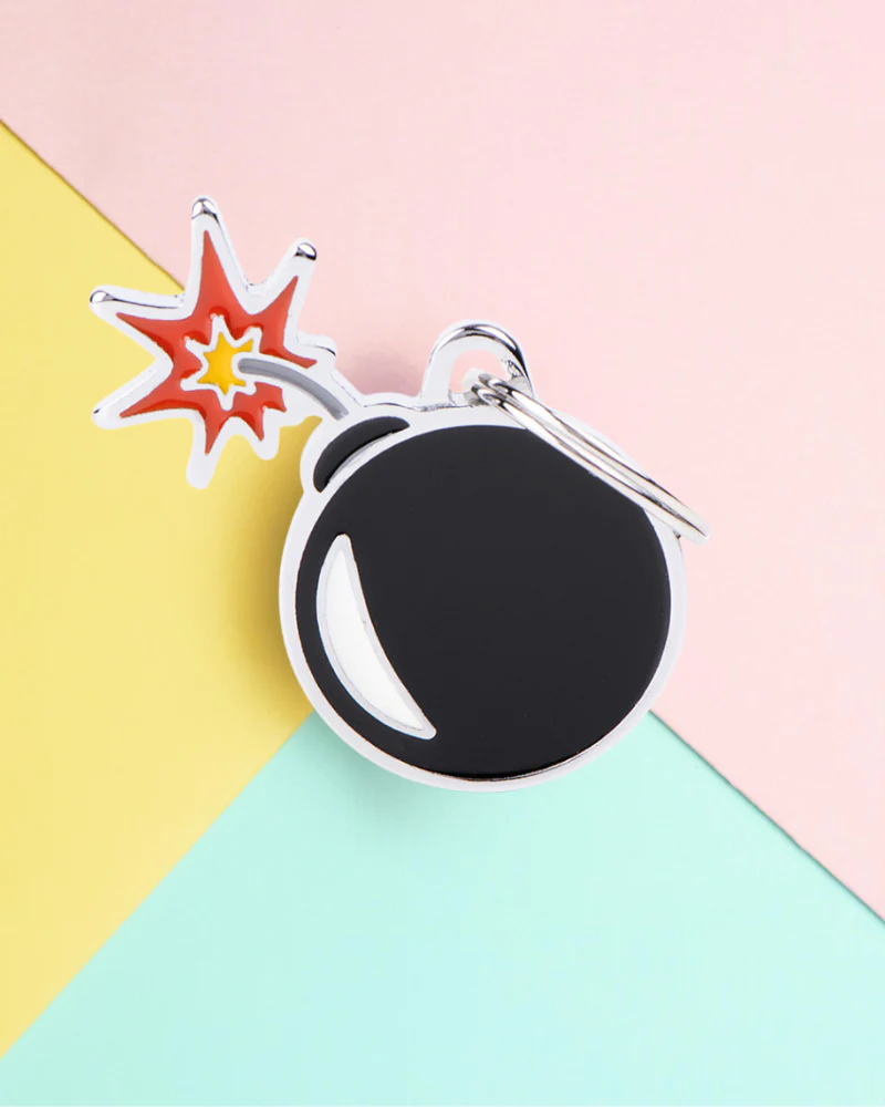 Ticking Time Bomb Custom Pet ID Tag