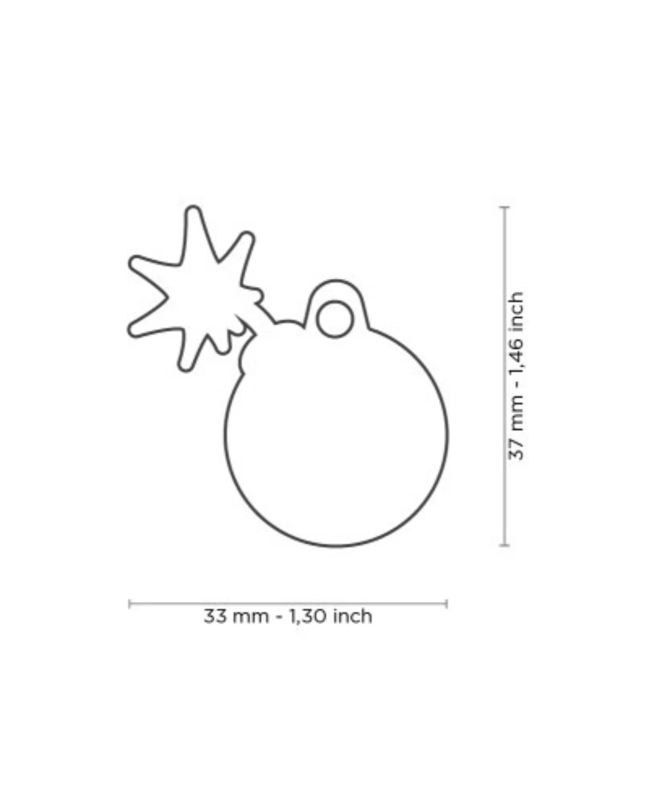Ticking Time Bomb Custom Pet ID Tag - Image 3