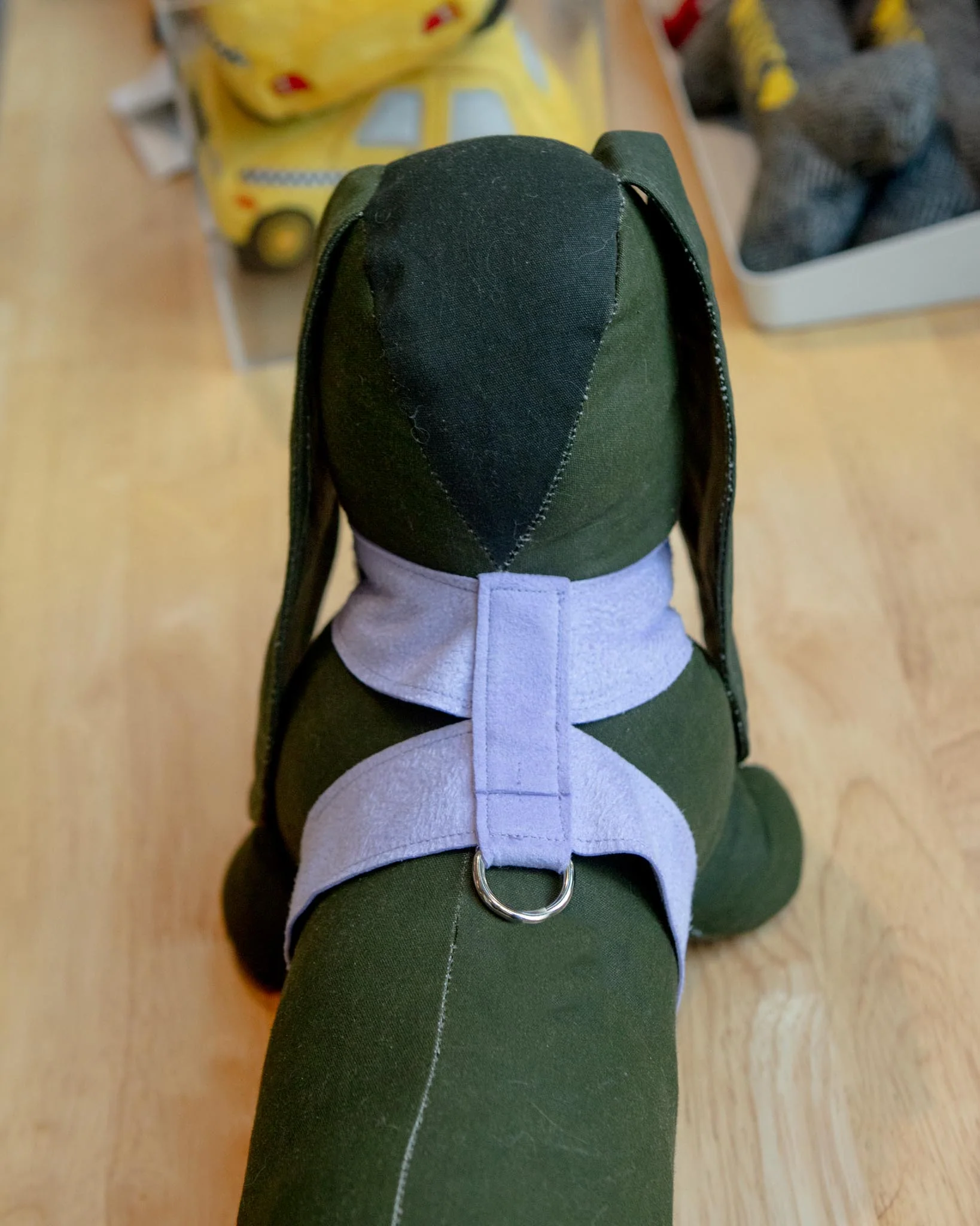 Tinkie Dog Harness in Black or Lavender (Made in the USA) (FINAL SALE) - Image 4