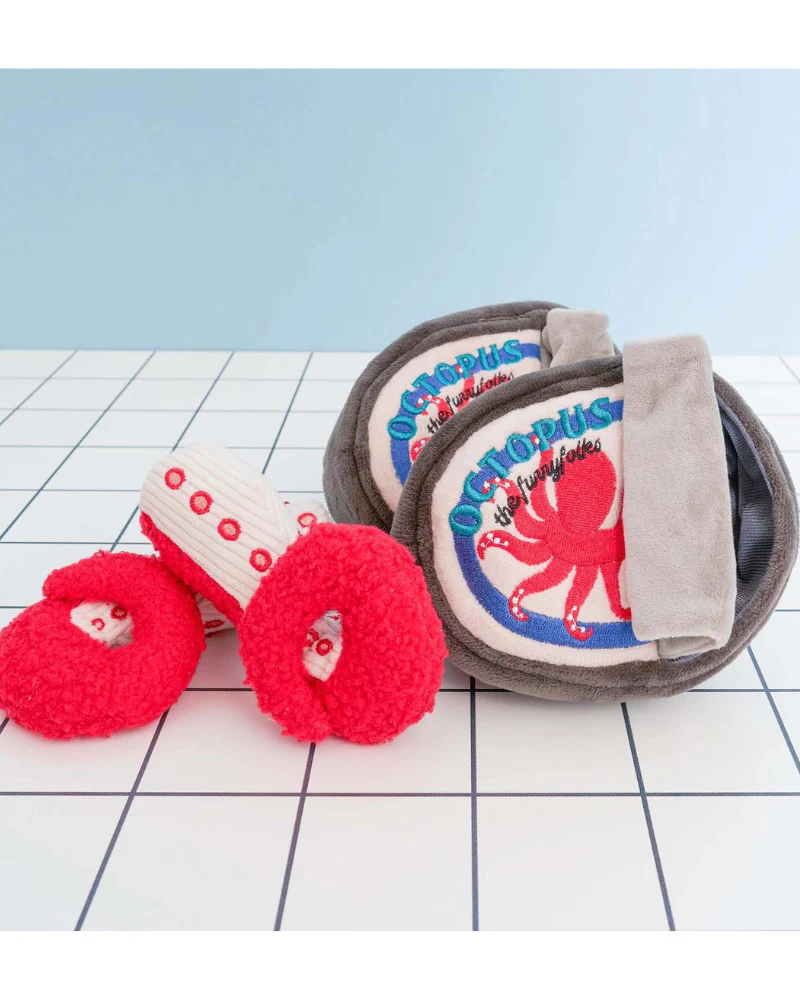Tinned Octopus Nosework Dog Toy (FINAL SALE) - Image 3