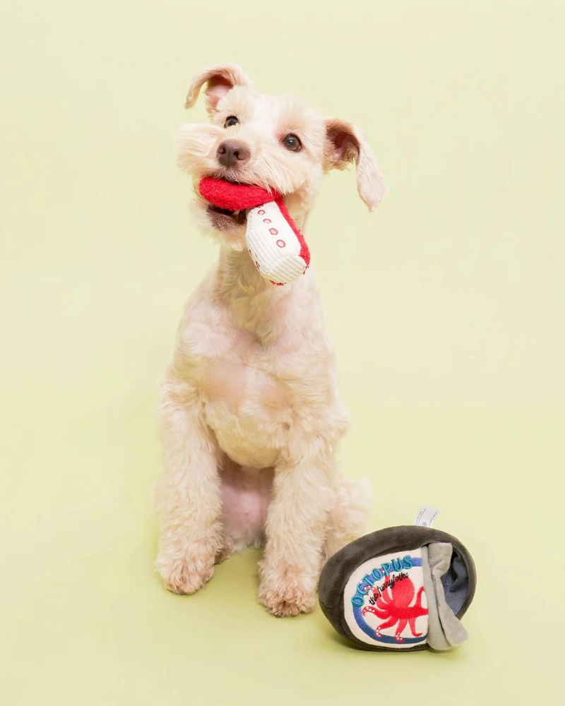 Tinned Octopus Nosework Dog Toy (FINAL SALE) - Image 7