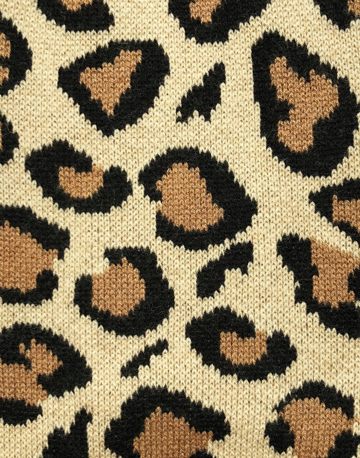 TINY WOLF | Red Leopard Print Dog Sweater - Image 4