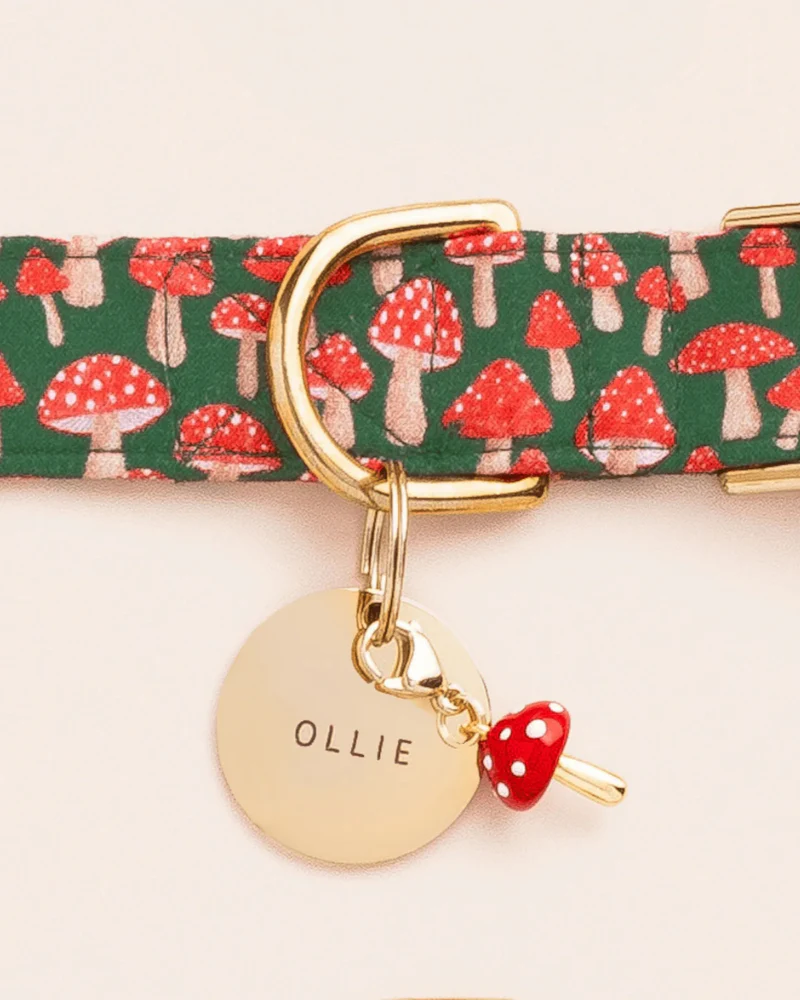 Toadstool Dog Collar Charm - Image 2