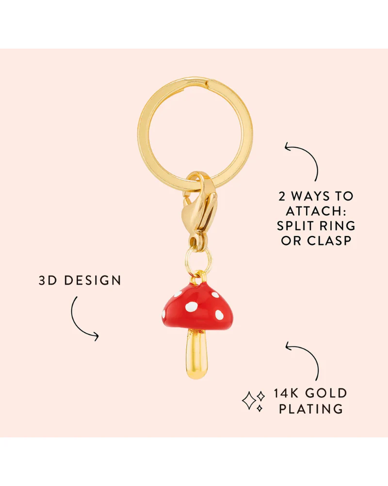 Toadstool Dog Collar Charm - Image 5