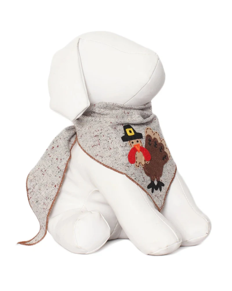 Tom the Turkey Thanksgiving Dog Bandana - Image 4