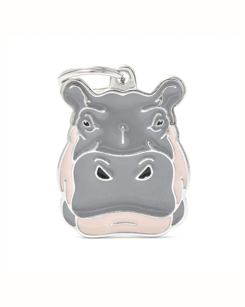 Totally Hippo Custom Pet ID Tag - Image 3
