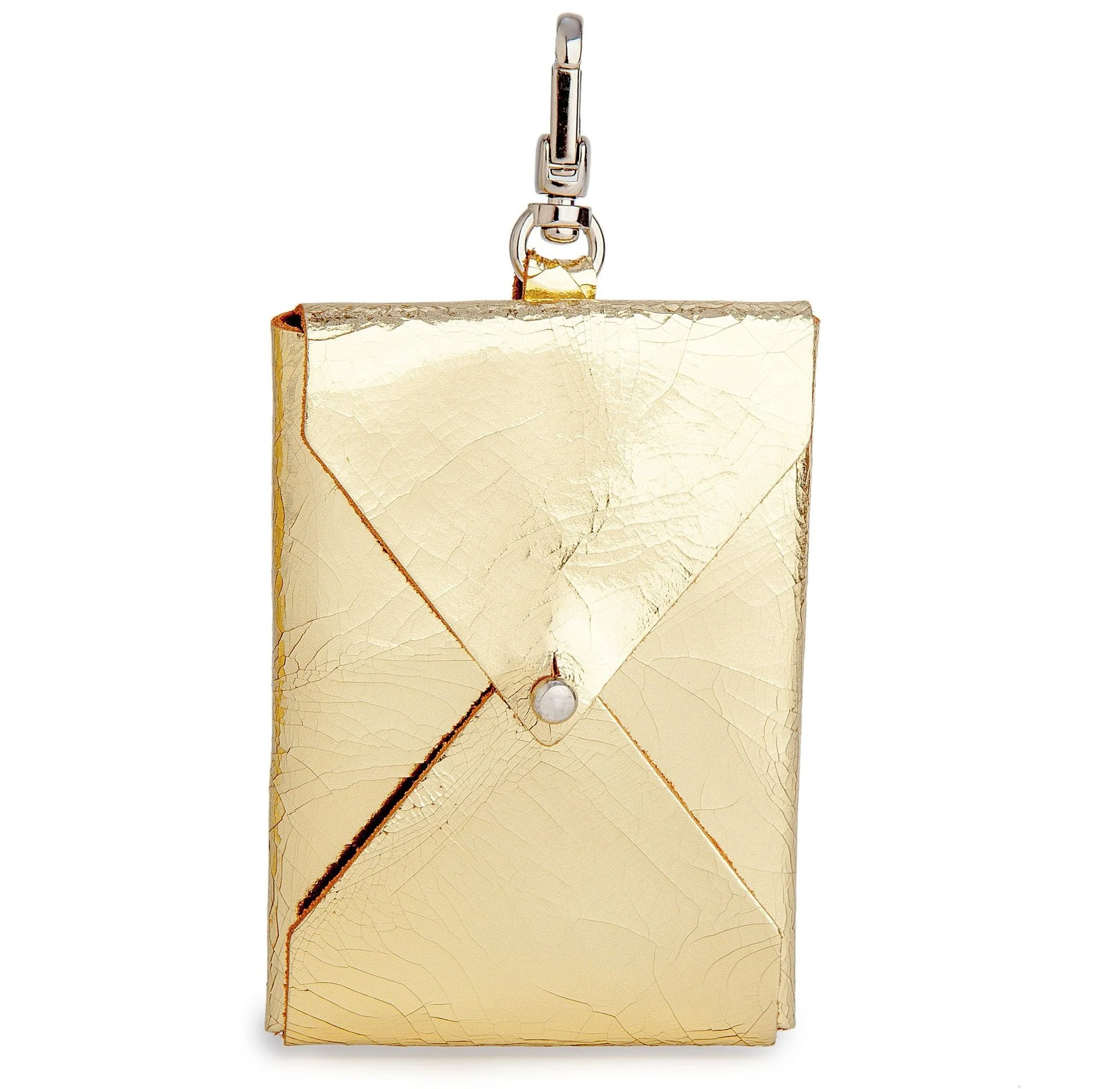 TRACEY TANNER | Luxe Leather Leash Bag in Metallic Gold
