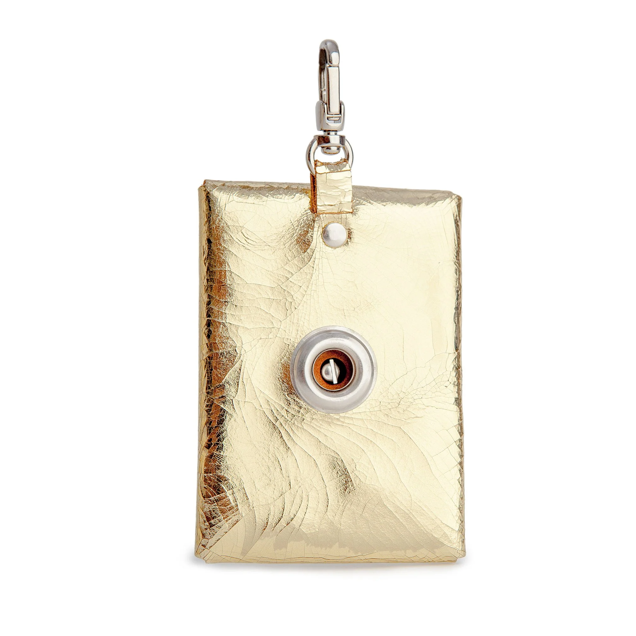 TRACEY TANNER | Luxe Leather Leash Bag in Metallic Gold - Image 2