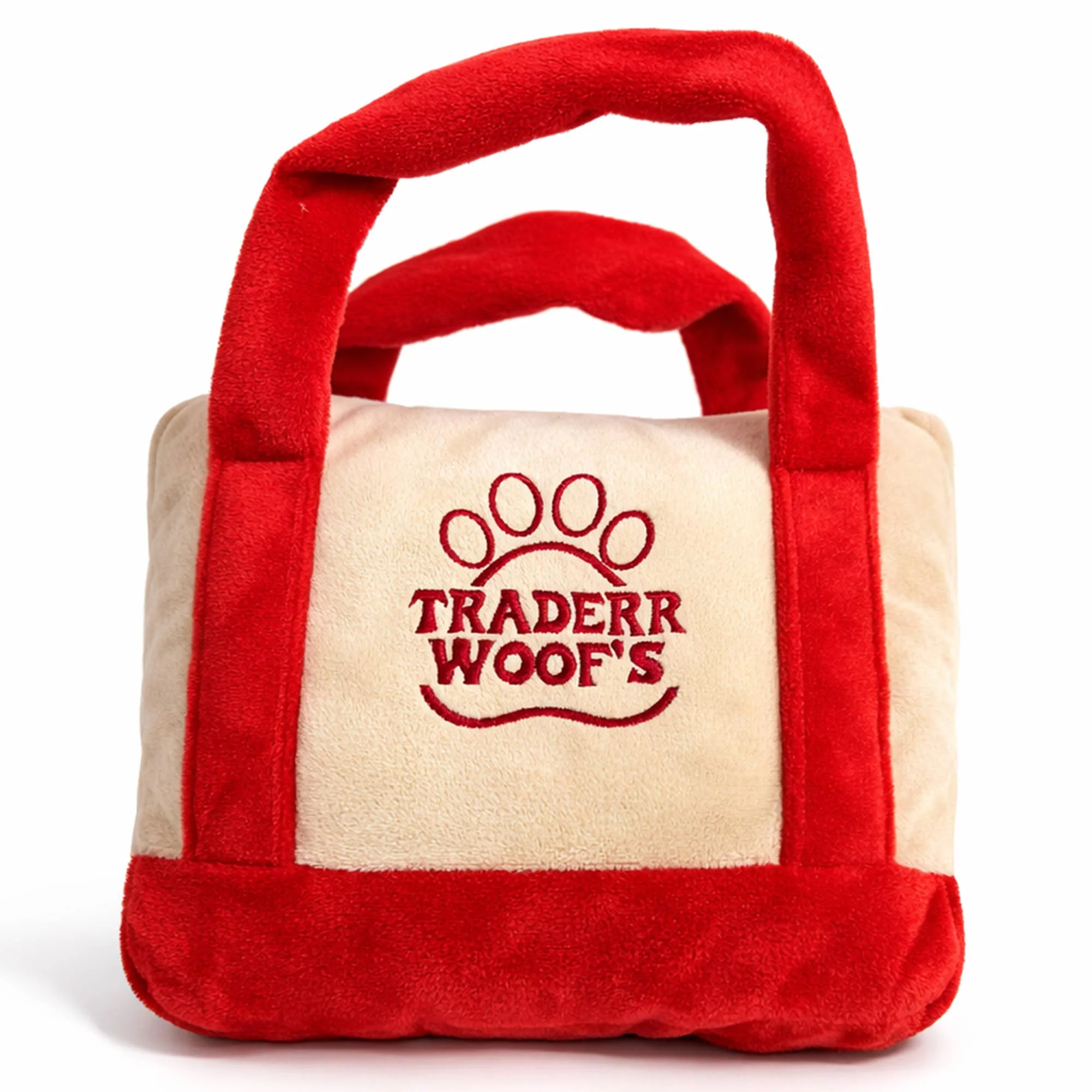 Traderr Woof’s Plush Squeaky Dog Toy - Image 4