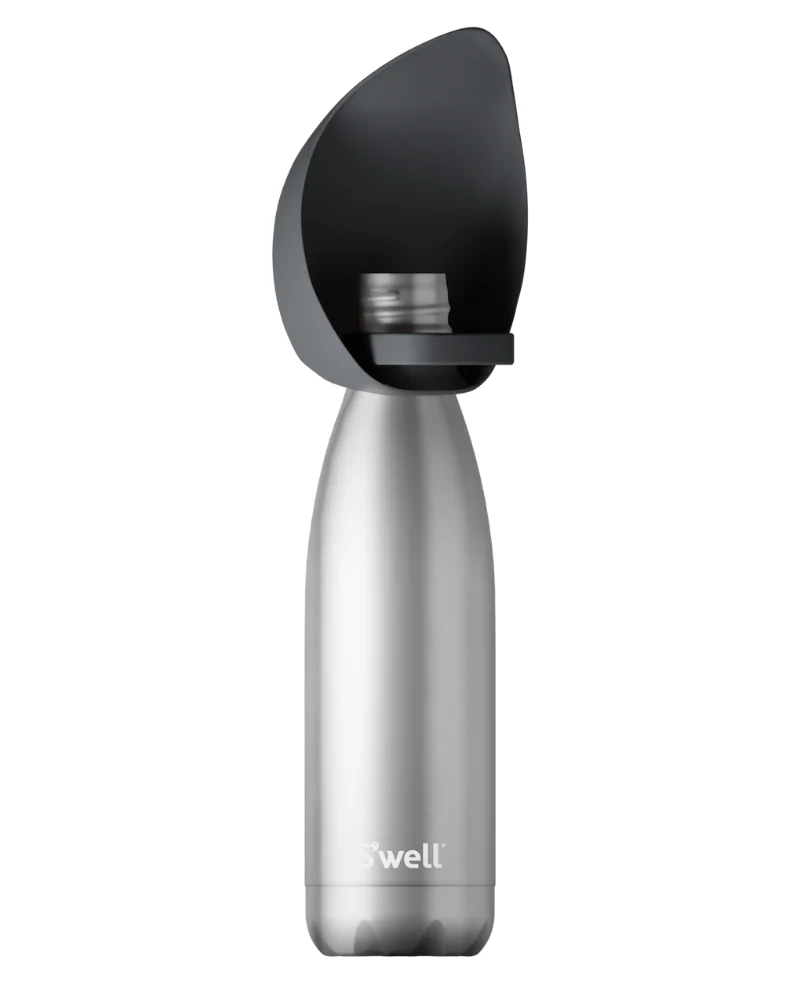 Travel Dog Bowl Bottle Attachment in Grey - Image 7