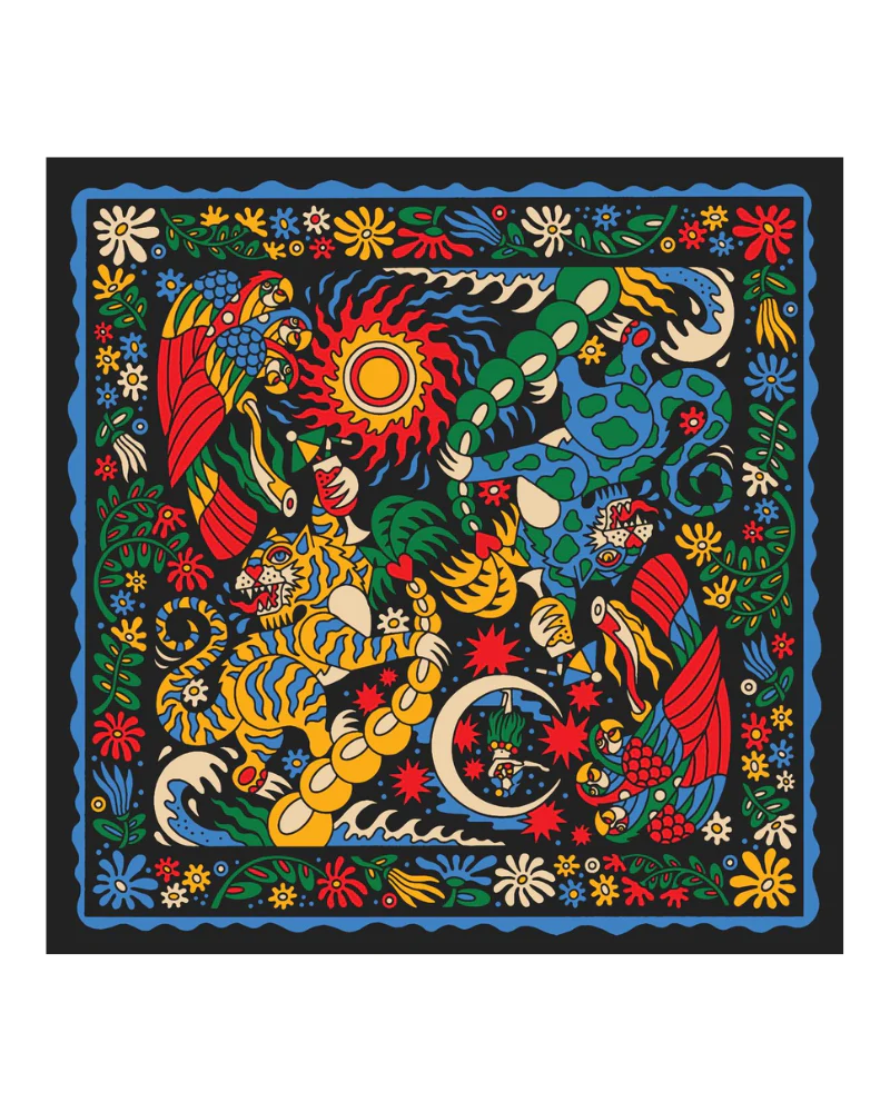 Tropic Like It's Hot Organic Cotton Bandana - Image 2