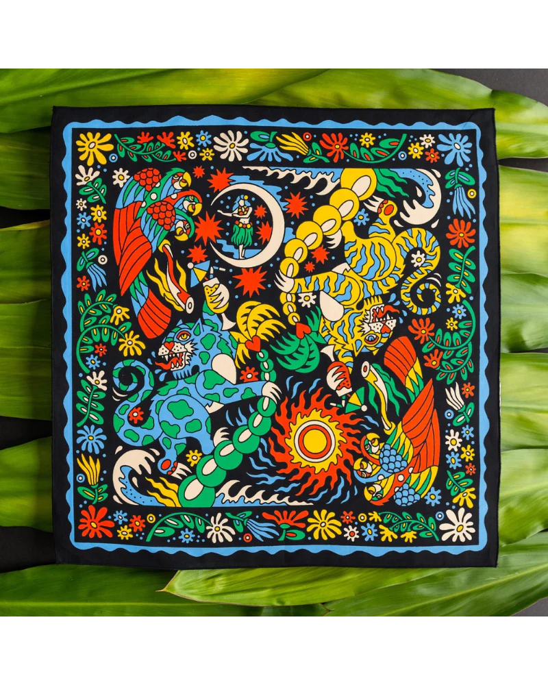 Tropic Like It's Hot Organic Cotton Bandana - Image 3