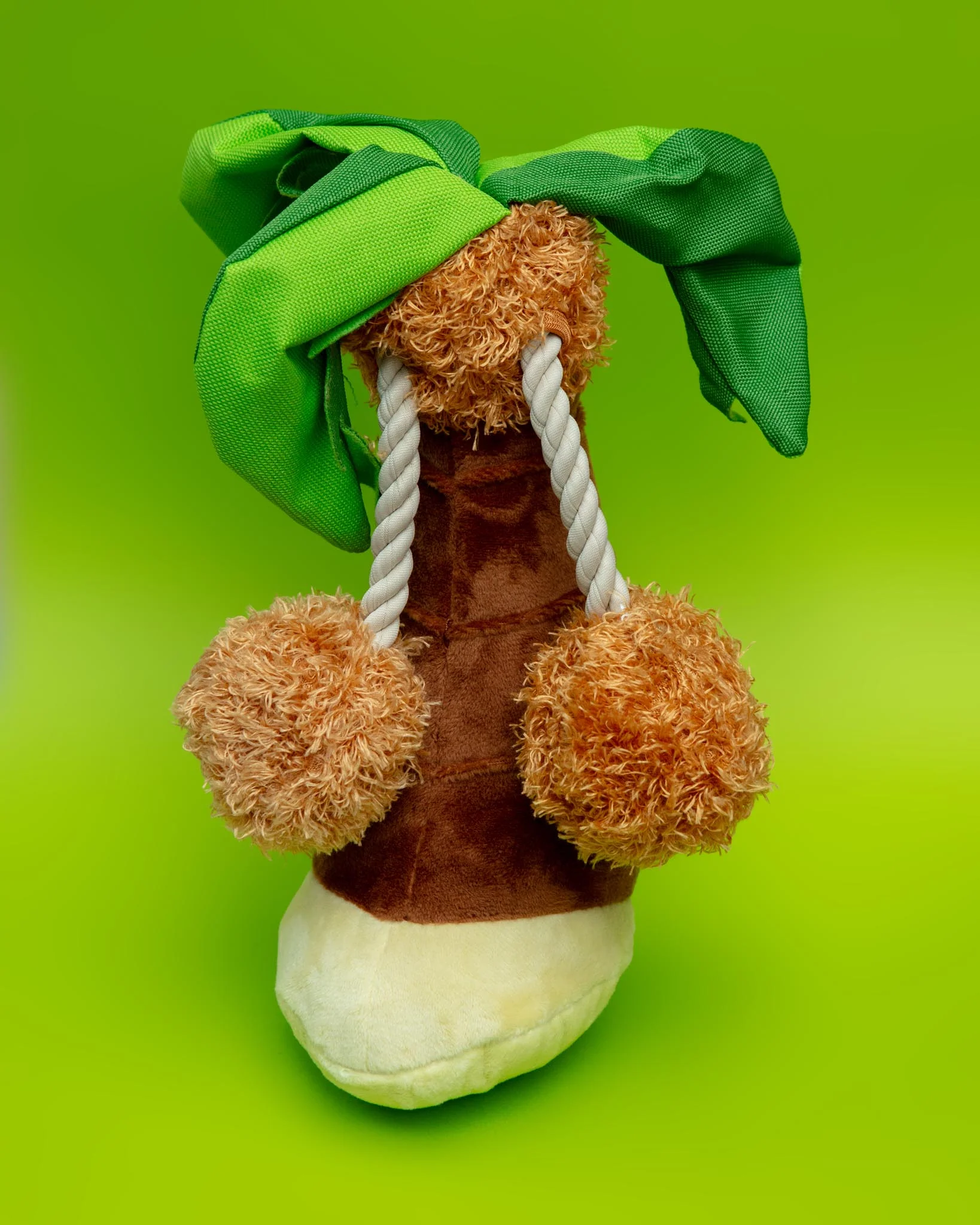 Tropical Paradise Palm Tree Plush Dog Toy