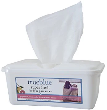 TRUE BLUE | Body & Paw Wipes