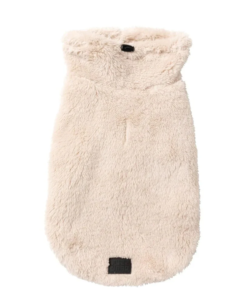 Turtle Teddy Dog Fleece in Beige - Image 3