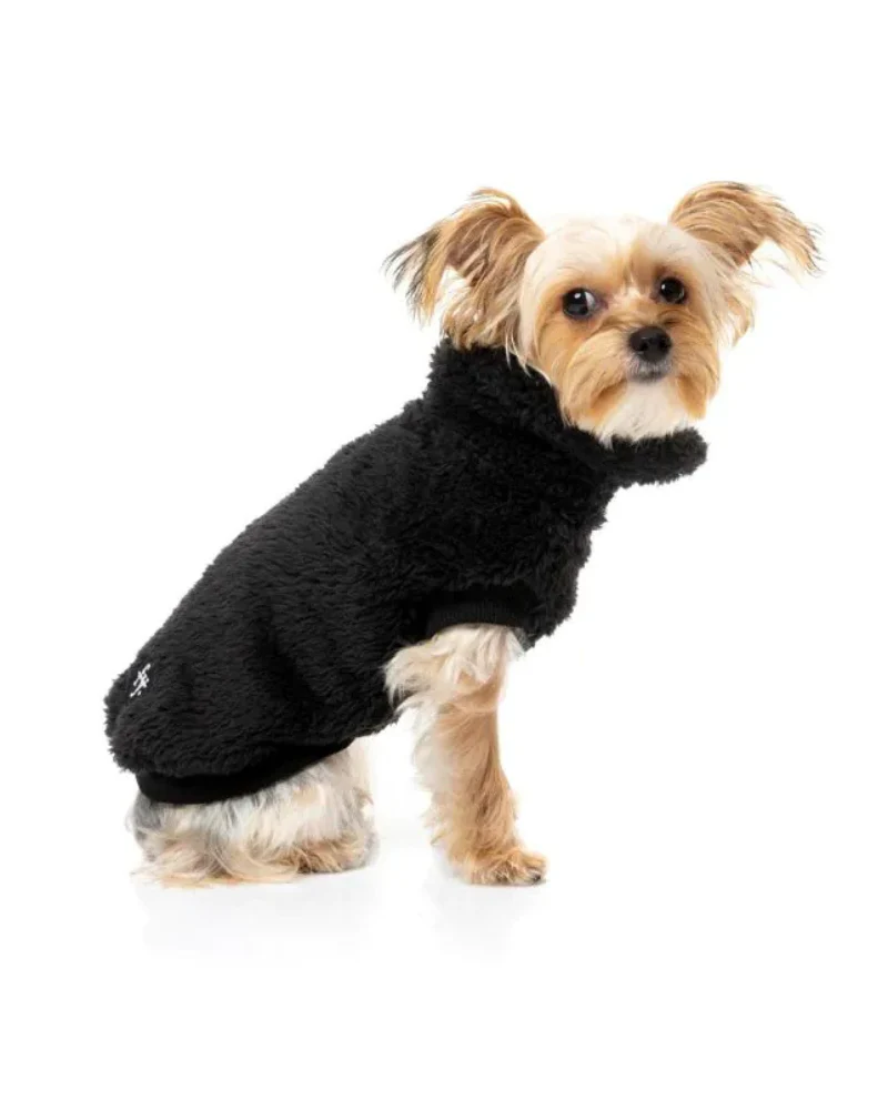 Turtle Teddy Dog Fleece in Carbon Black (FINAL SALE) - Image 5