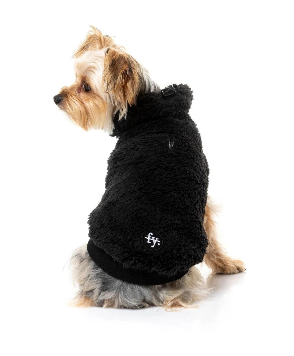 Turtle Teddy Dog Fleece in Black (FINAL SALE) - Image 4