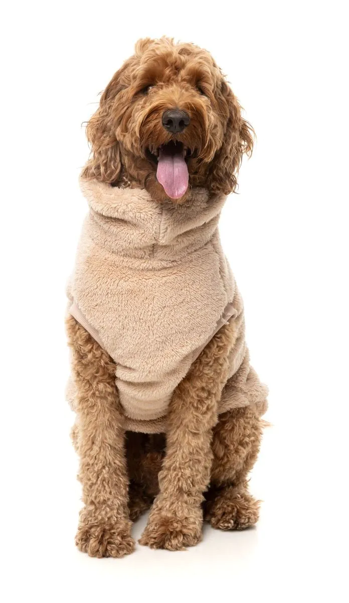 Turtle Teddy Dog Fleece in Desert Tan - Image 6