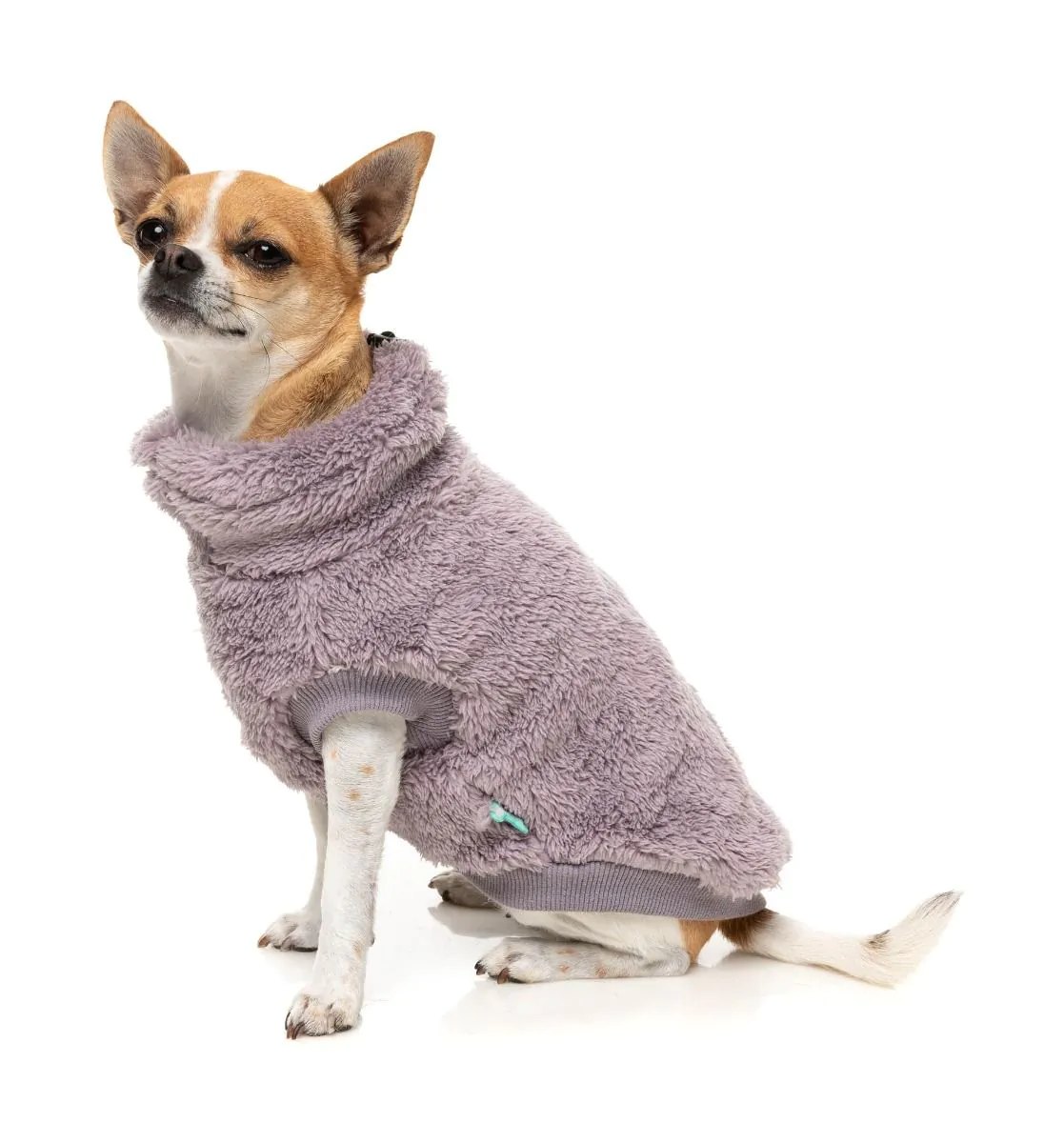Turtle Teddy Dog Fleece in Lavender (FINAL SALE) - Image 5