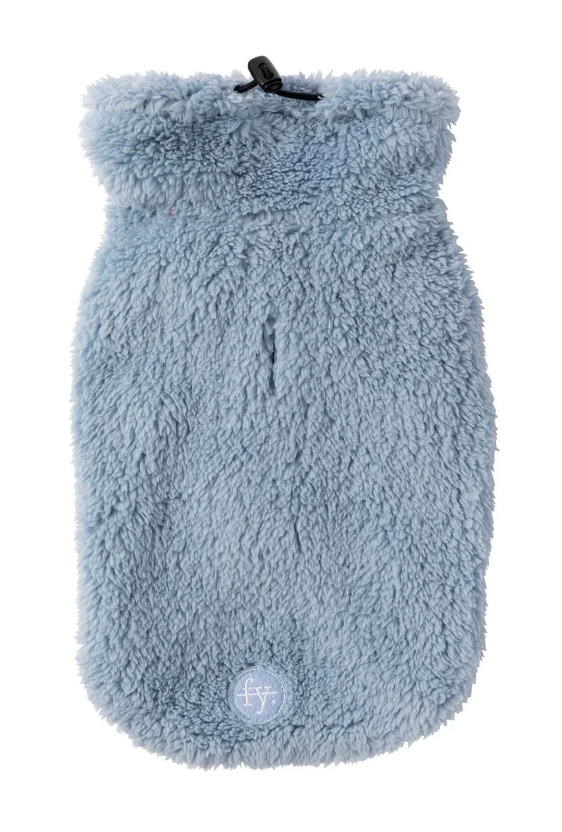 Turtle Teddy Dog Fleece in Washed Blue (FINAL SALE) - Image 2