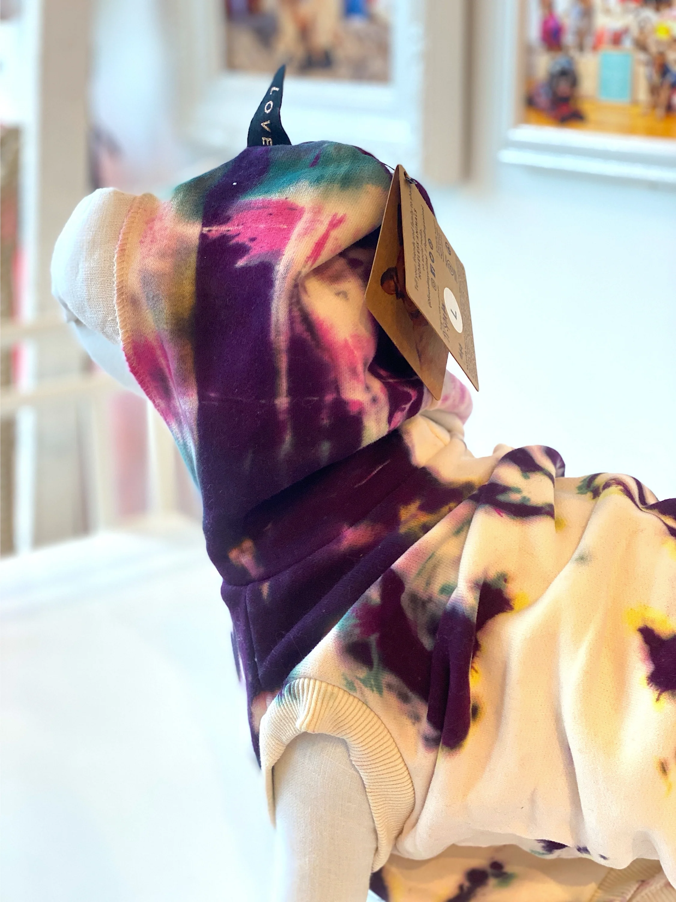 Studio Splatter Dog Sweatshirt in TV Screen (FINAL SALE) - Image 6