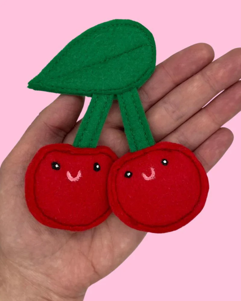 Twin Cherries Catnip Toy - Image 2