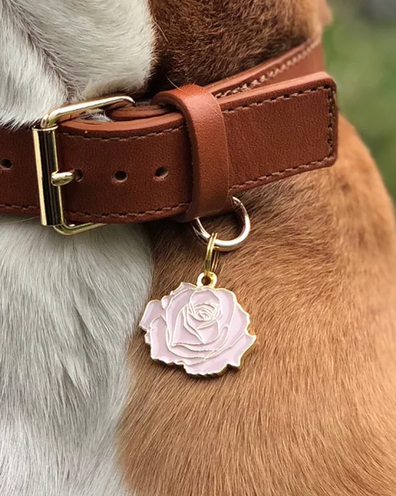 Rose Pet ID Tag (Custom/Drop-Ship) - Image 2