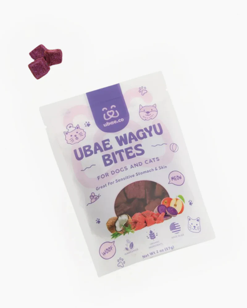 Ube Sweet Potato & Wagyu Beef Bites for Dogs & Cats (Made in the USA) - Image 4