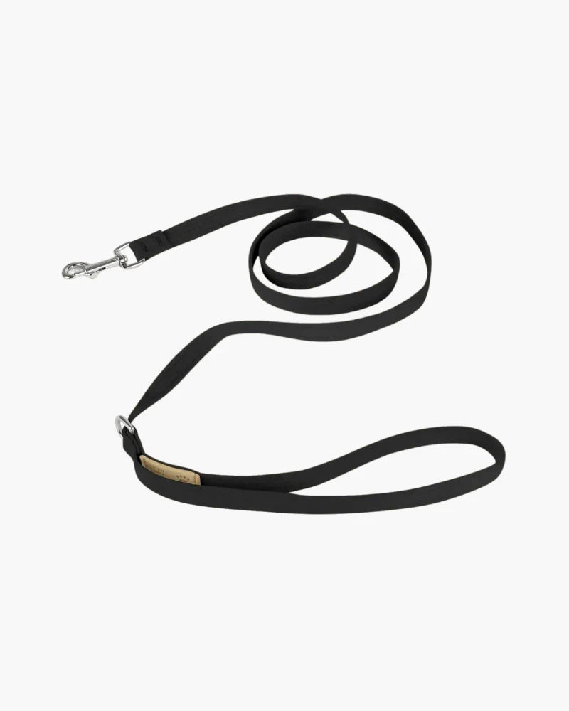 Ultrasuede Small Dog Leash in Black or Lavender (Made in the USA) - Image 2