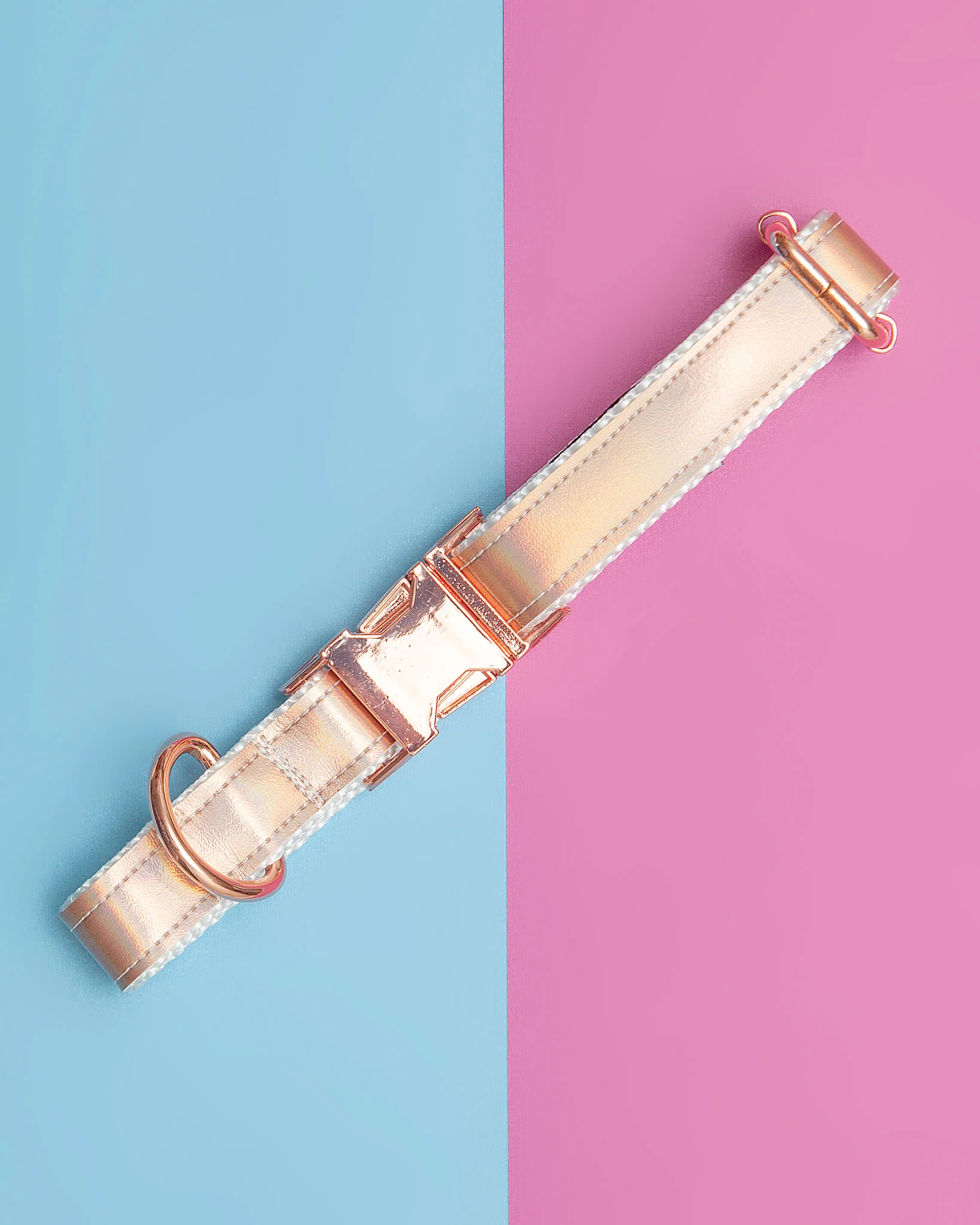 Unicorn Shimmer Vegan Leather Dog Collar (FINAL SALE) - Image 2