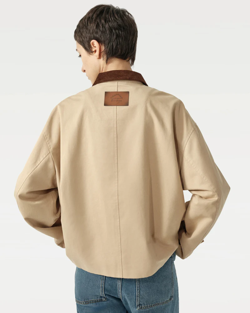 Unisex Trench Jacket with Built-In Kangaroo Pouch Dog Carrier - Image 4