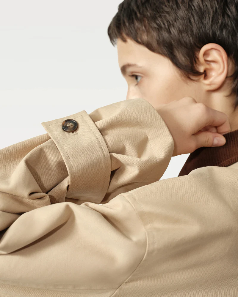 Unisex Trench Jacket with Built-In Kangaroo Pouch Dog Carrier - Image 5