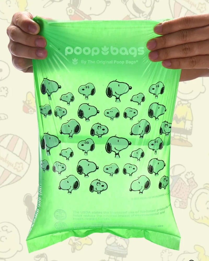 Peanuts! Poop Bags (Unscented, 8 Rolls) - Image 3