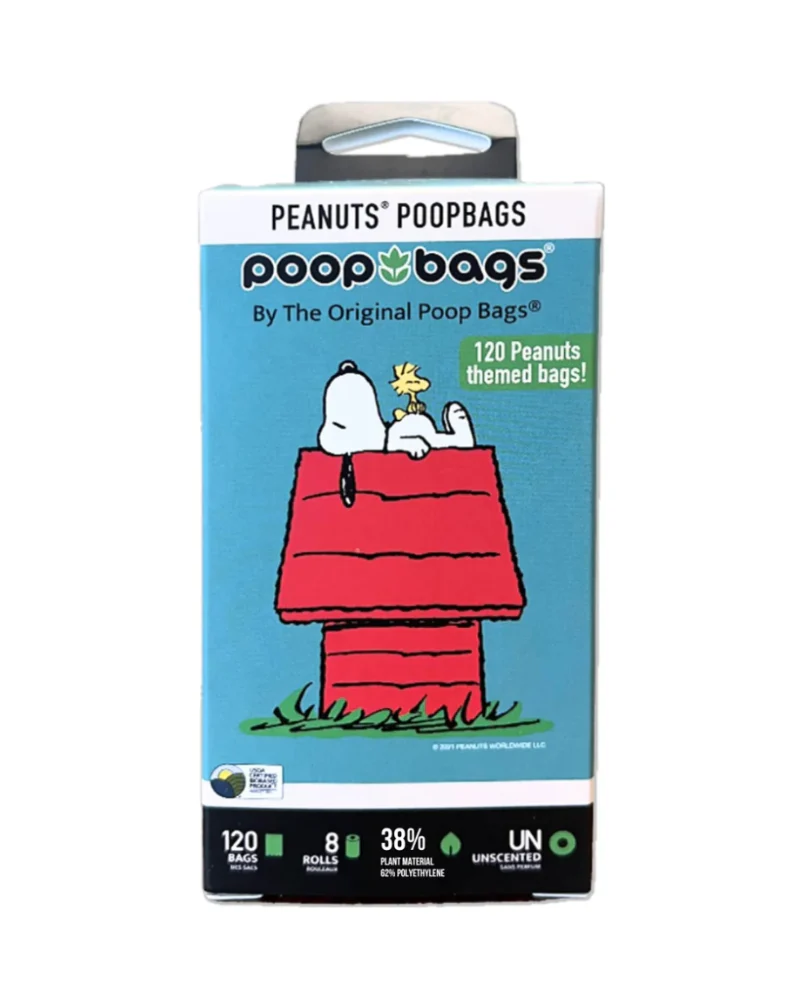 Peanuts! Poop Bags (Unscented, 8 Rolls) - Image 5