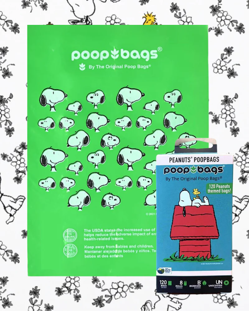 Peanuts! Poop Bags (Unscented, 8 Rolls) - Image 9